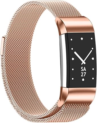 Correa para Fitbit Charge 2, Correa de Acero Inoxidable ...