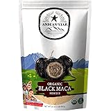 Andean Star Organic Black Maca Root Powder (1 lb.) - 100% Natural Peruvian Superfood - Vegan & Raw Root Powder - Mood, - Glut