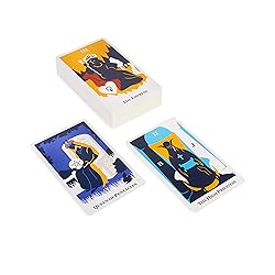 Modern Tarot Card Deck with 194-Page Guidebook and