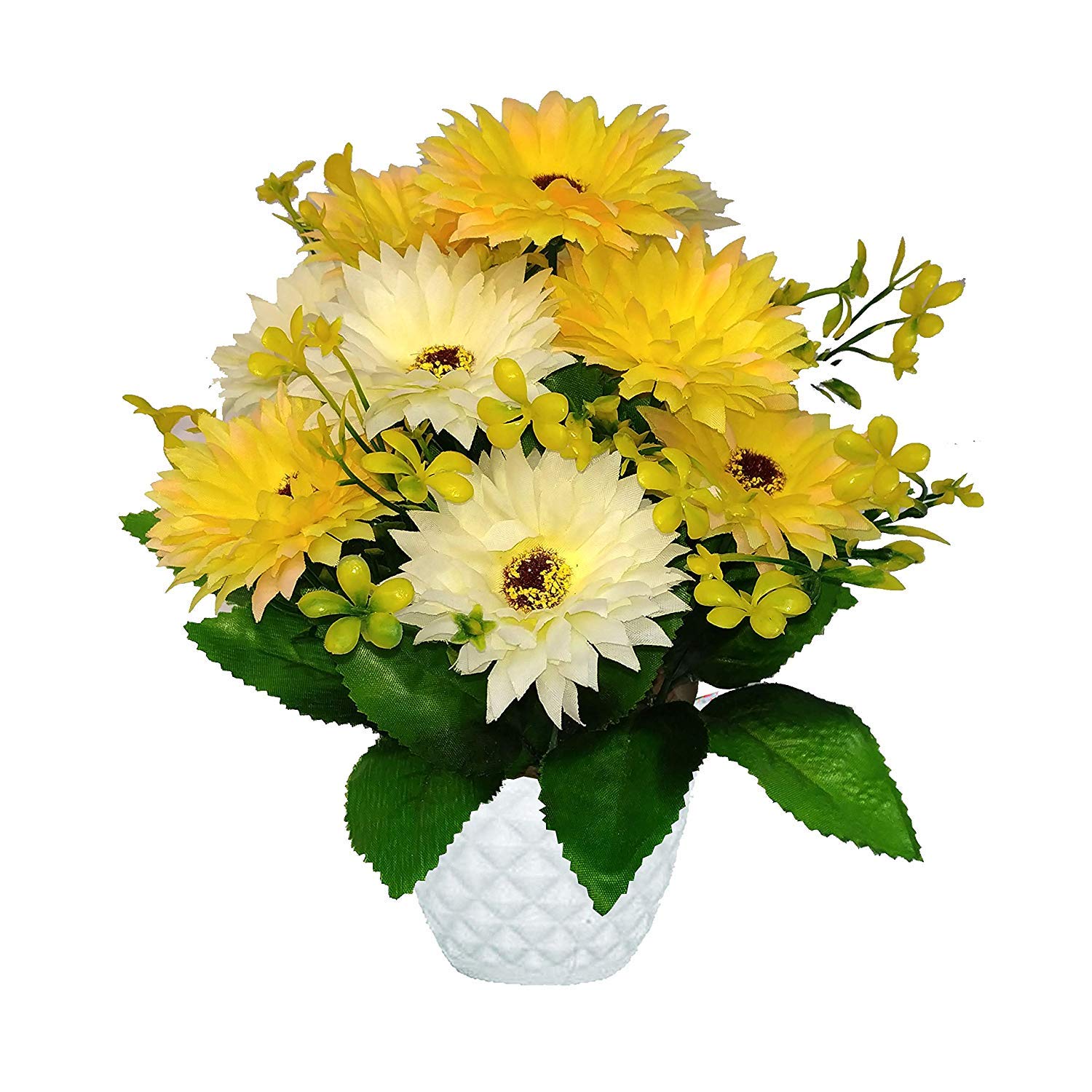Samriddhi Artificial Flowers With Pot Home Decorative Flower Pot