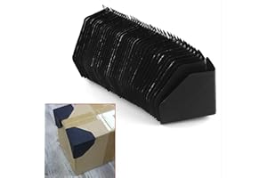 DAZZYD Shipping Box Corner Protectors Plastic Packaging Edge Protectors for Box Shipping 50 Pcs