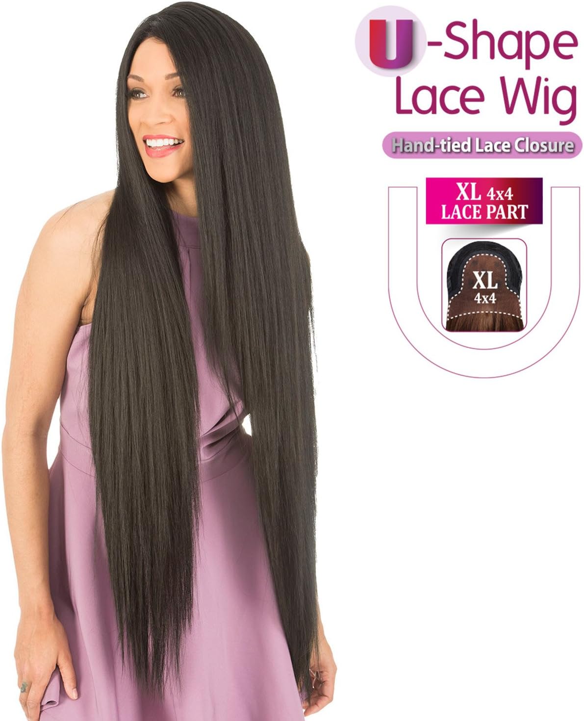 New Born Free Human Hair Blend Lace Front Wig 4x4 Xl Magic Lace U Shape Lace Wig Mluh100 613 Amazon Co Uk Beauty
