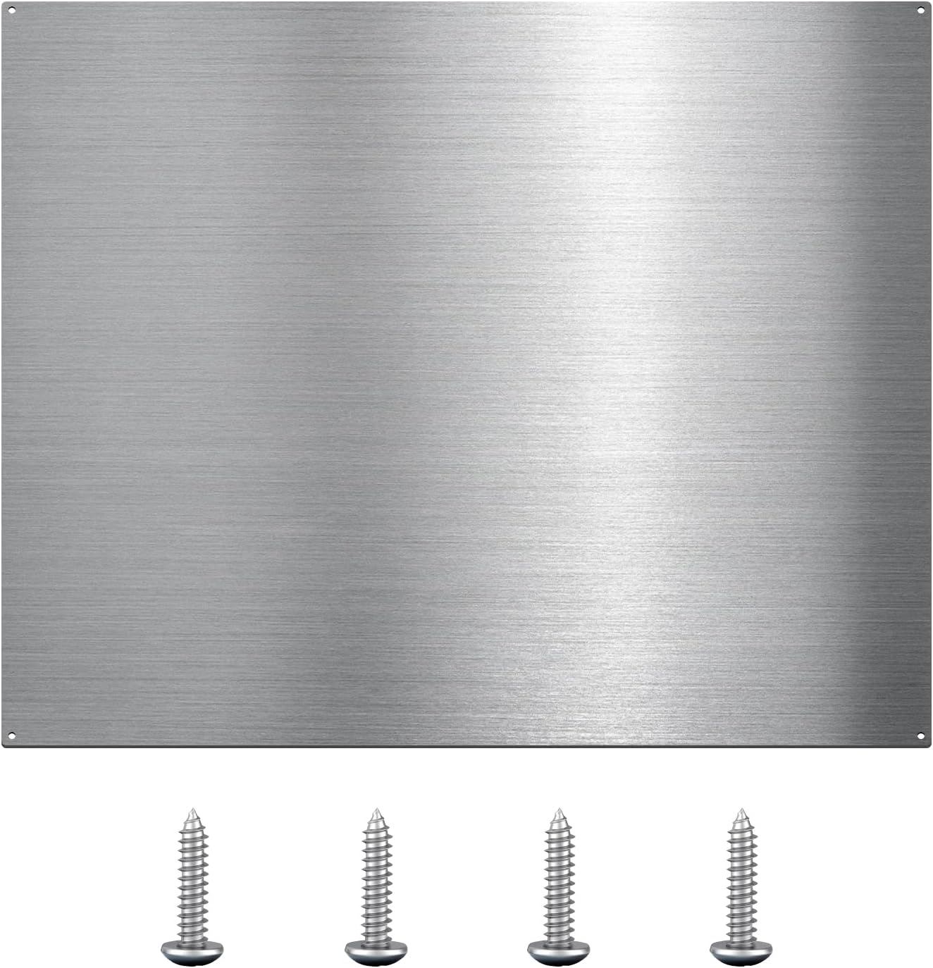 VENFAN 24" x 30" Stainless Steel Backsplash for Stove - Ultra Flat Metal Splatter Guard for Kitchen Wall, Stove Backsplash Panel with 4 Pre-Drilled Holes, Easy Install