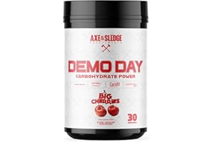 Axe & Sledge Demo Day Intra-Workout Carbohydrate Powder | 25g Carbs | Carbohydrate Supplement Powder | Enhances Performance, Pumps, & Recovery | 30 Servings, Big Cherries