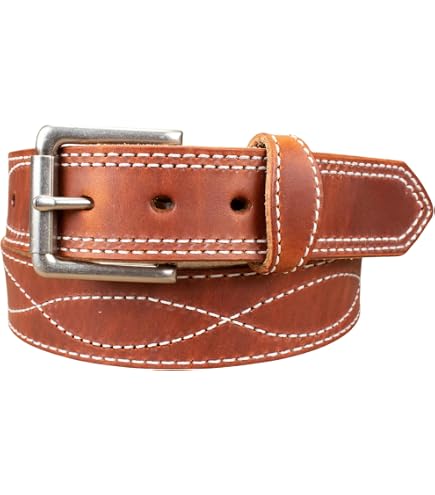 Genuine American Bison Dress Belt - 1.25 display picture 3