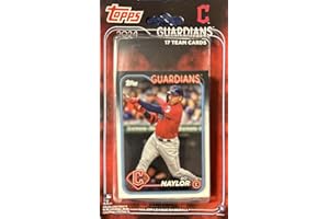 Cleveland Guardians 2024 Topps Factory Sealed 17 Card Team Set Featuring Jose Ramirez with a Rookie Card of Gavin Williams