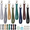 Curated visual reference: Visual Reference: Amazon Com Infunly 8 Sets Macrame DIY Wristlet Keychain Kits