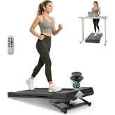 Walking Pad Treadmill 450 lb, Under Desk Treadmill, 12% Auto Incline | Auto incline 9 levels max 12%, 450 lb capacity, smart APP tracking, Bluetooth speaker, compact treadmills for home