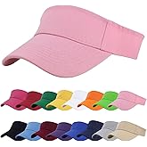 Sun Visors for Women 16 PCS - Summer Softball Visors, Multifunctional Sunhats, Adjustable Caps Hats for Outdoor Activities Multicolor