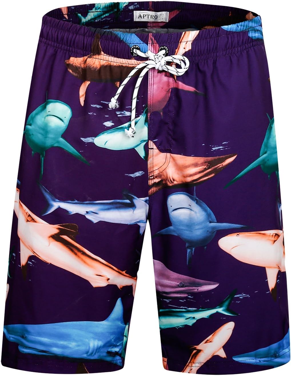 APTRO Men's Shorts Swim Trunks Casual Surf Beach Shorts Quick Dry Board Shorts S-4XL 03