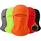 Tivi Tovo 5 Packs Fleece Balaclava Ski Mask Winter Warm Motorcycle Helmet Full Head Face Mask Covering for Cold Weather