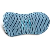 Lumbar Pillow, Memory Foam Lumbar Support Pillow for Office Chair and Car Seat, Ergonomic Streamline Back Pillow for Lower Back Pain Relief, Back Support Pillow for Sitting, Driving, Traveling