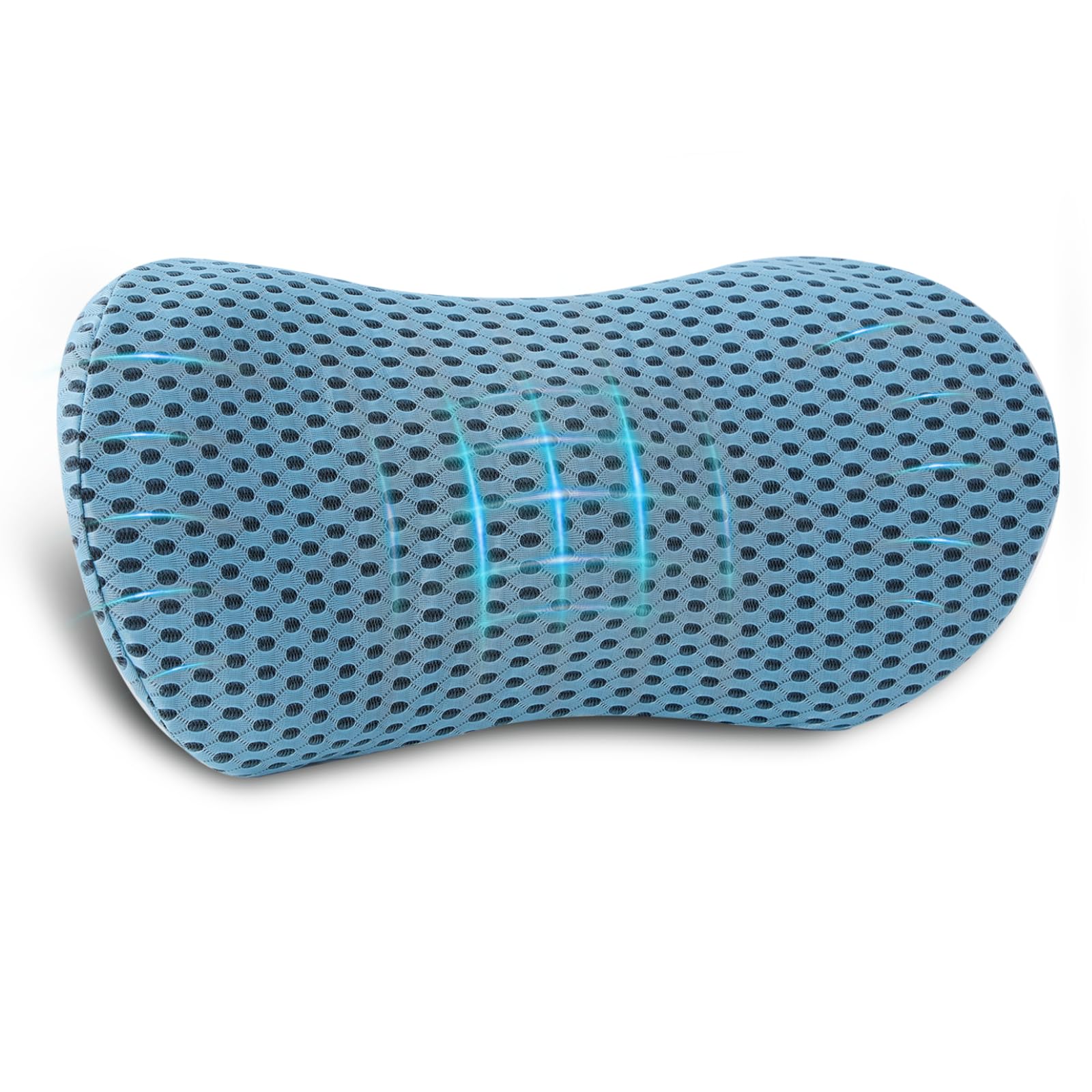 Photo 1 of Lumbar Pillow, Memory Foam Lumbar Support Pillow for Office Chair and Car Seat, Ergonomic Streamline Back Pillow for Lower Back Pain Relief, Back Support Pillow for Sitting, Driving, Traveling
