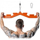 MOST GRIP Neutral Grip LAT Pulldown Attachments for Whole Back Training | LAT Pull Down Bar with 6 Ergonomic Handles, Cable Machine Attachment for Gym, Wide Grip LAT Pulldown Bar for Home Gym Cable
