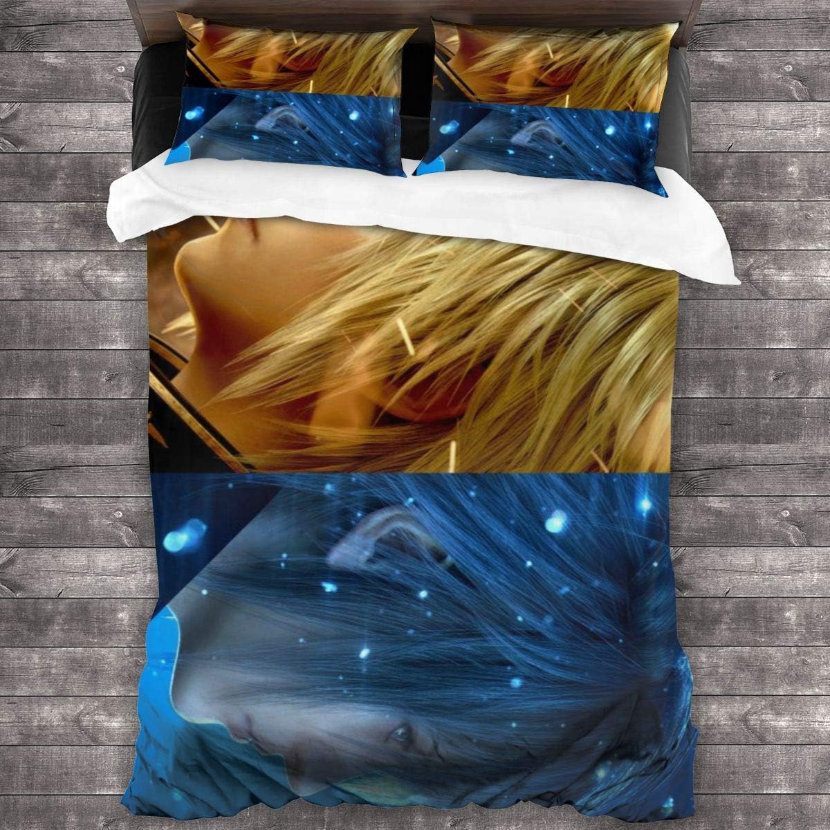 AUTIANYU Anime Game Final Fantasy Duvet Cover Comforter Set, 3D Printing Bedding