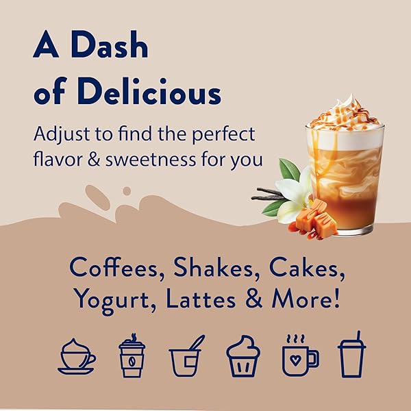JORDAN’S SKINNY SYRUPS SUGAR FREE COFFEE SYRUP, VANILLA CARAMEL CREME FLAVOR DRINK MIX, ZERO CALORIE FLAVORING FOR CHAI LATTE, PROTEIN SHAKE, FOOD & MORE, KETO FRIENDLY, 25.4 FL OZ (PACK OF 1)