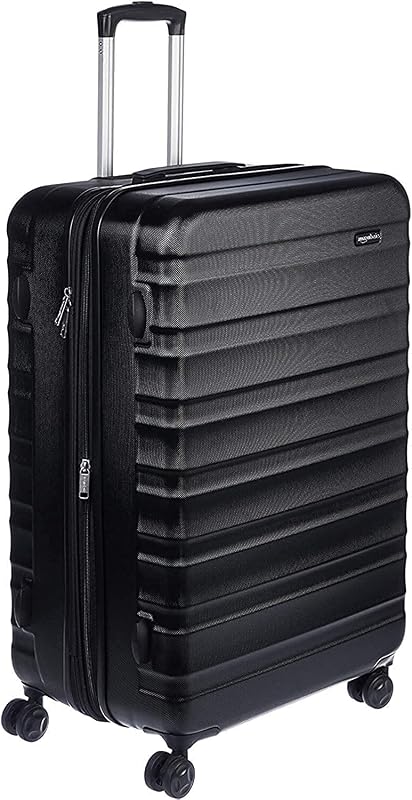Valise Rigide Grande - Bagage de Voyage Extensible ABS avec 4 Roulettes Doubles Pivotantes - Résistante aux Rayures et Légère - 78 x 52,6 x 32cm - Noir — photo 1 sur 7