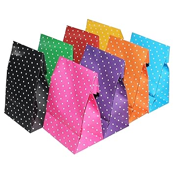 Kurtzy Bolsas de Regalo de Papel - 24 Piezas Bolsas de Papel Kraft - Bolsas para