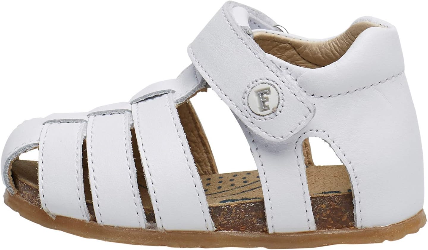 Falcotto Alby-Sandal in Calf White Size: 8.5 UK Child