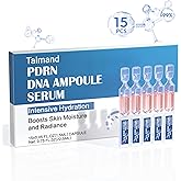 Salmon DNA PDRN Serum for Face, 99% PDRN Intensive Ampoule, Collagen, Glutathione, Niacinamide & Hyaluronic Acids, Pre-makeup Skincare, Ultra Hydrating Serum, Improves Skin Radiance, 0.05 fl.oz x 15e