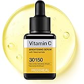 MEDIHEAL Vitamin C Brightening Serum – Dark Spot Correcting Face Serum with Niacinamide, Hyaluronic Acid, LHA & PHA, Vegan, K