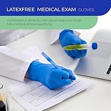 The Real Touch Blue Nitrile Gloves Powder Free Latex Free Small Box 100 view 7