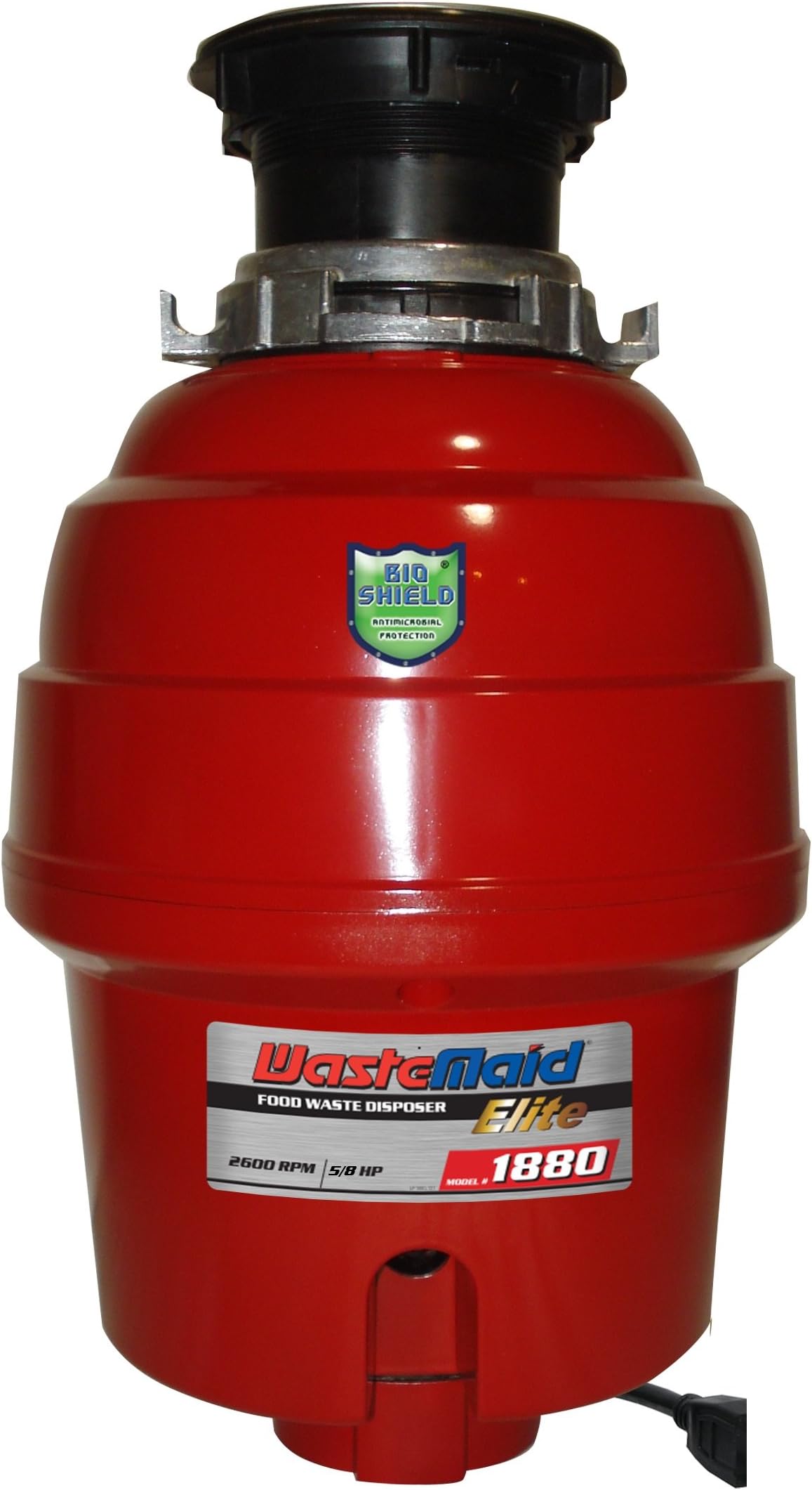 WasteMaid Elite Heavy Duty Waste Disposal Unit Waste Built in Air Switch 1880AS