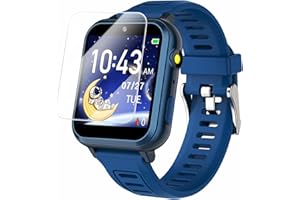 COSJOYPE Smart Watch for Kids with 24 Puzzle Games, HD Touch Screen, Camera, Music Player, Pedometer, Alarm Clock, Calculator, Flashlight - 12/24hr Kids Watches Gift for 4-12 Year Old Boys