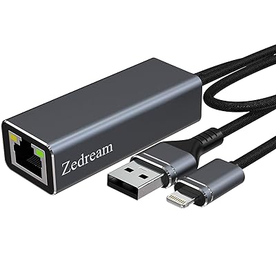 iPad iPhone Ethernet Adapter with Power Charge Cable Kenya Ubuy