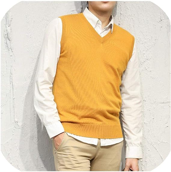 Amazon Co Jp 冬メンズカシミアセーターベスト19秋固体ルースノースリーブニットセータープルオーバートップス男性 服 ファッション小物