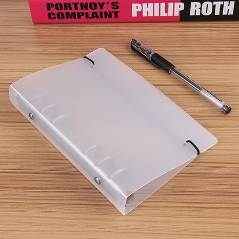 Raccoglitore A6 Glitter Sabbie Mobili - Copertina Morbida PVC Con 6 Anelli E Bottone A Pressione - Foto 11