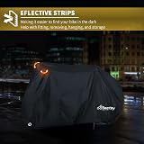 Beeway Bike Cover for 2 Bikes 210x110x95cm Waterproof 210T PU Coated view 4