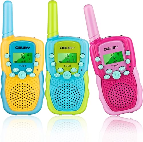 Obuby Walkie Talkies for Kids variou colors