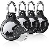 4 Pack Waterproof AirTag Holder Keychain,Air Tag