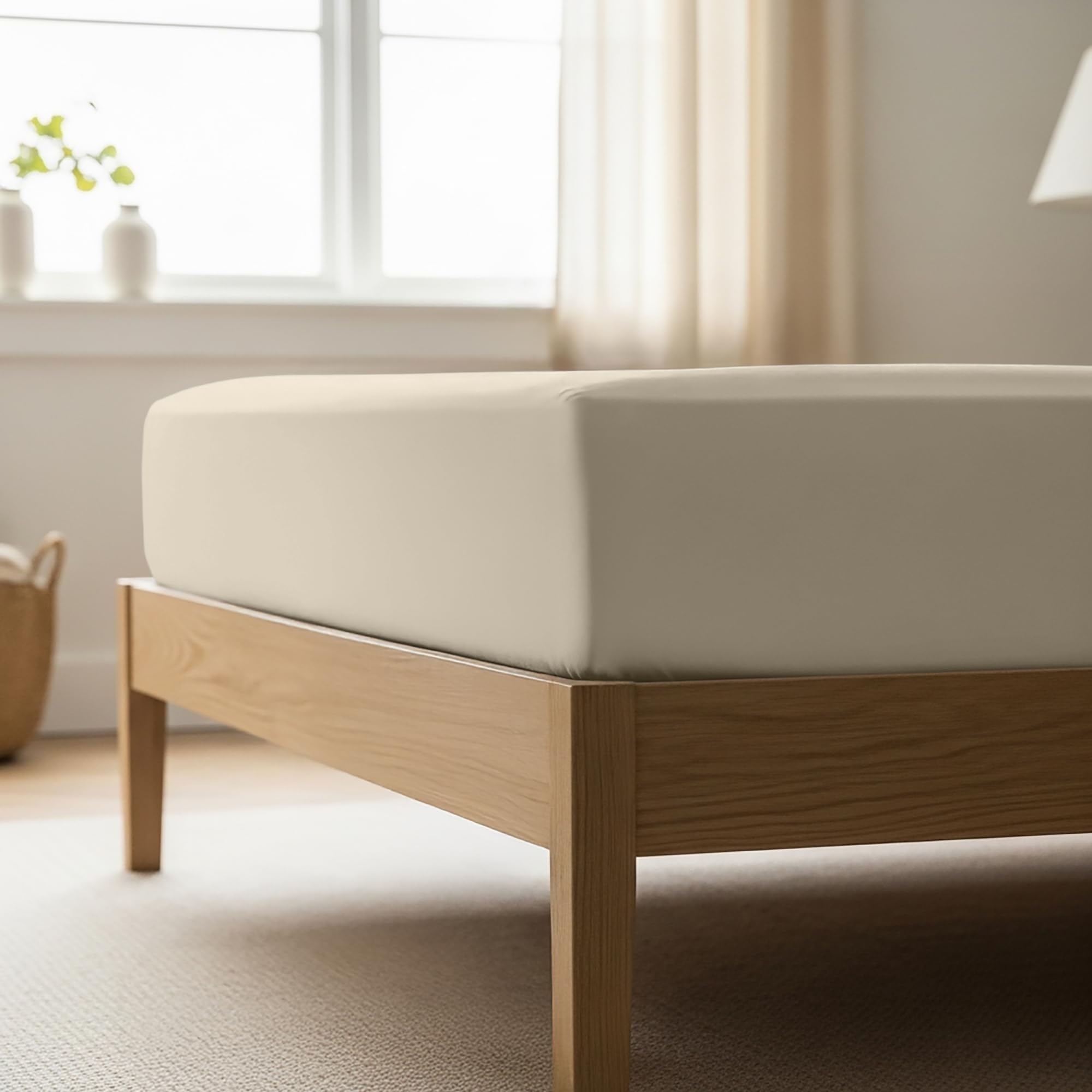 Mellanni Twin Fitted Sheet - Iconic Collection