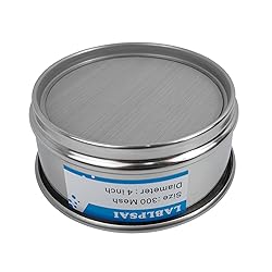 LABLPSAI 300 Mesh Lab Sieves 4" Diameter 304