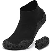 LUSWIN Mens Womens Barefoot Sock Shoes Minimalist Zero Drop Walking Shoes Comfortable Lightweight Ultra Portable Non Slip Multi-Purpose Fitness Workout Yoga Shoes