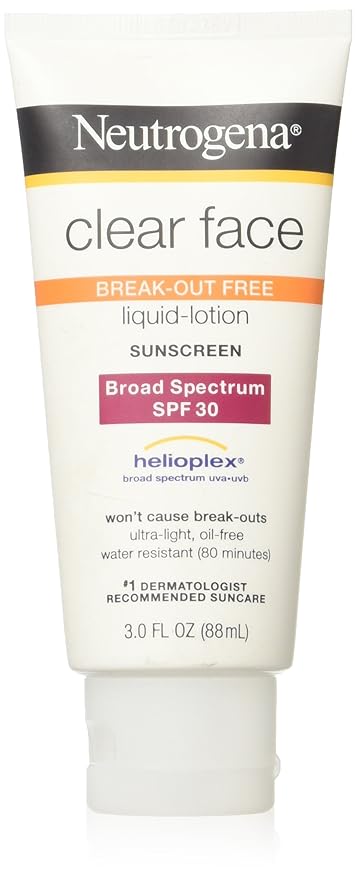 neutrogena face sunscreen spf 30