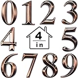 Jetec 10 Pcs House Numbers 3D Door Mailbox Numbers
