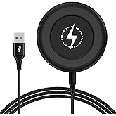 Wireless Charger for Samsung Galaxy S25 Ultra/S25 Plus/S25Edge/Z Fold7/Flip7/S24FE/S23Ultra/S22/S21,15W Android Charger Fast Charging Pad Wireless Charging Station for Google Pixel 10 Pro XL Fold 9a 8