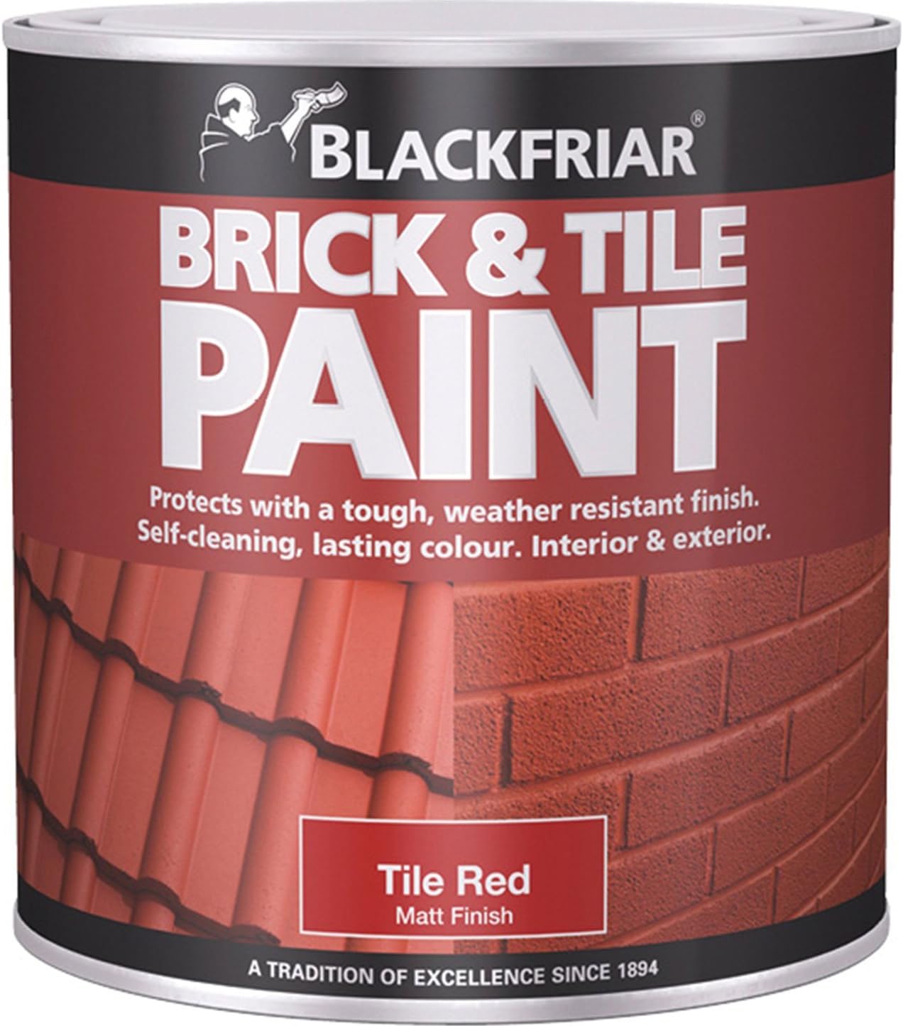Blackfriar Brick \u0026 Tile Paint Matt Red 