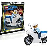 LEGO City Minifigure: Police - Motorcycle Police Officer (with Handcuffs) 60141