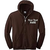 INK STITCH Unisex 18600 Custom Stitching Design Your Own Hoodie Zip up Jackets - Multicolors