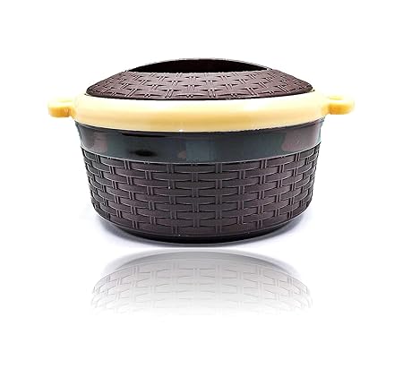 FPR Exotic Insulated BPA Free 18/8 Food Grade Stainless Steel Hot Pot Casserole for Roti/Chapati / Paratha/Idli / Dal/Curd by Front Page Retail (Assorted Colour) (2400ML)