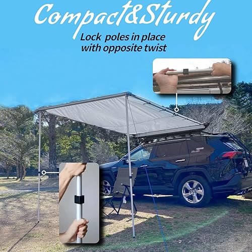 Roof Rack U Bolt Clamps DANCHEL OUTDOOR U-Shape Awning