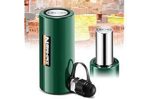 Newhai 10 ton Hydraulic Ram Jack 4’’/100mm Max Stroke Hydraulic Lifting Cylinder Single Acting Porta Power Jack Small Portable Retract Automatically Only a Jack