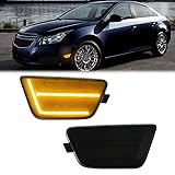 R&F Auto Smoked LED Amber Front Bumper Marker Light