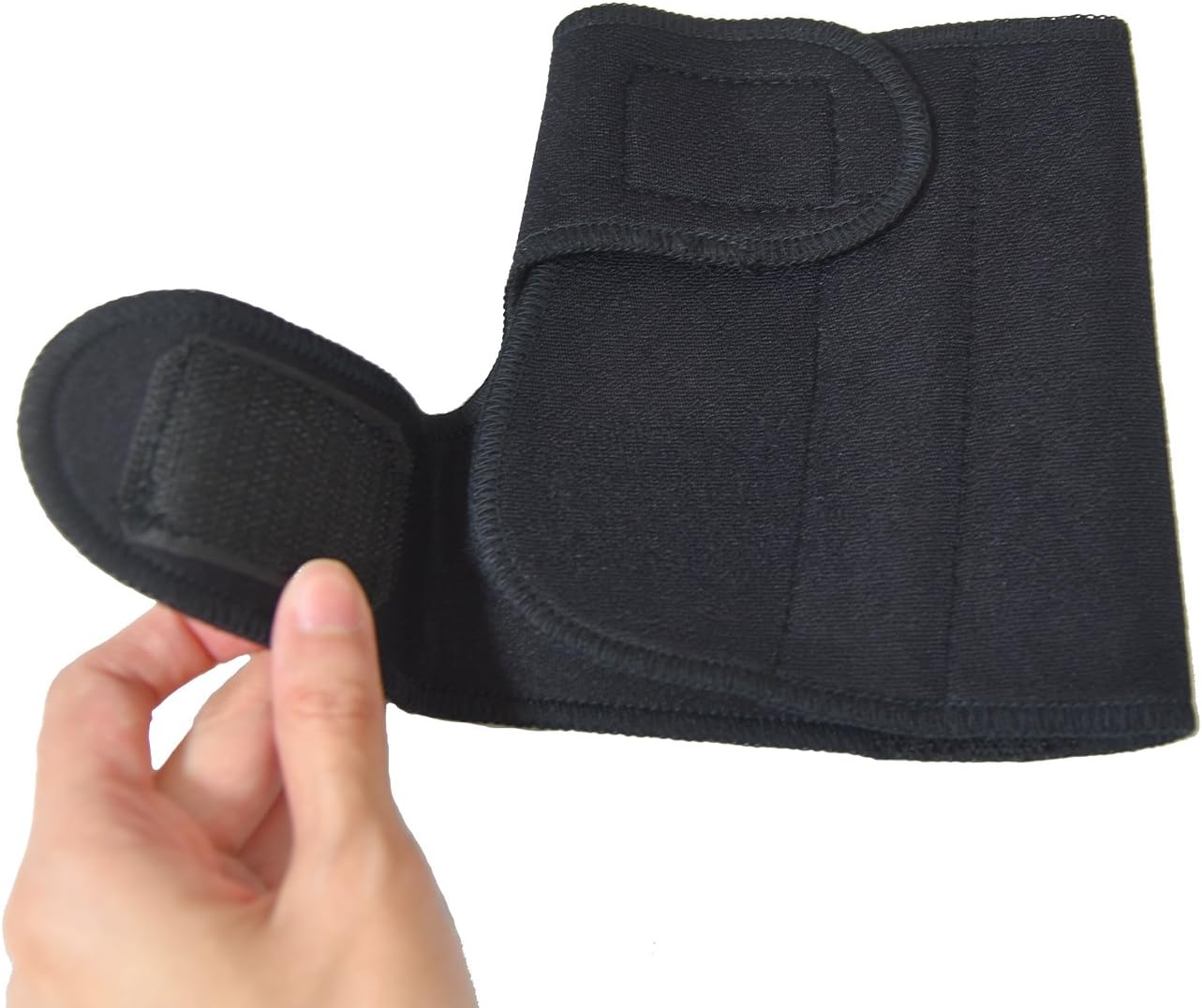 ObboMed MB-1850S Upper Arm Support Brace, Elbow Sleeve with Magnets. Support for Tennis and Golfer's Elbow, Workouts, Tendonitis, Arthritis, Black (S: fits 12 – 15 inches Upper arm Circumference) - Image 4