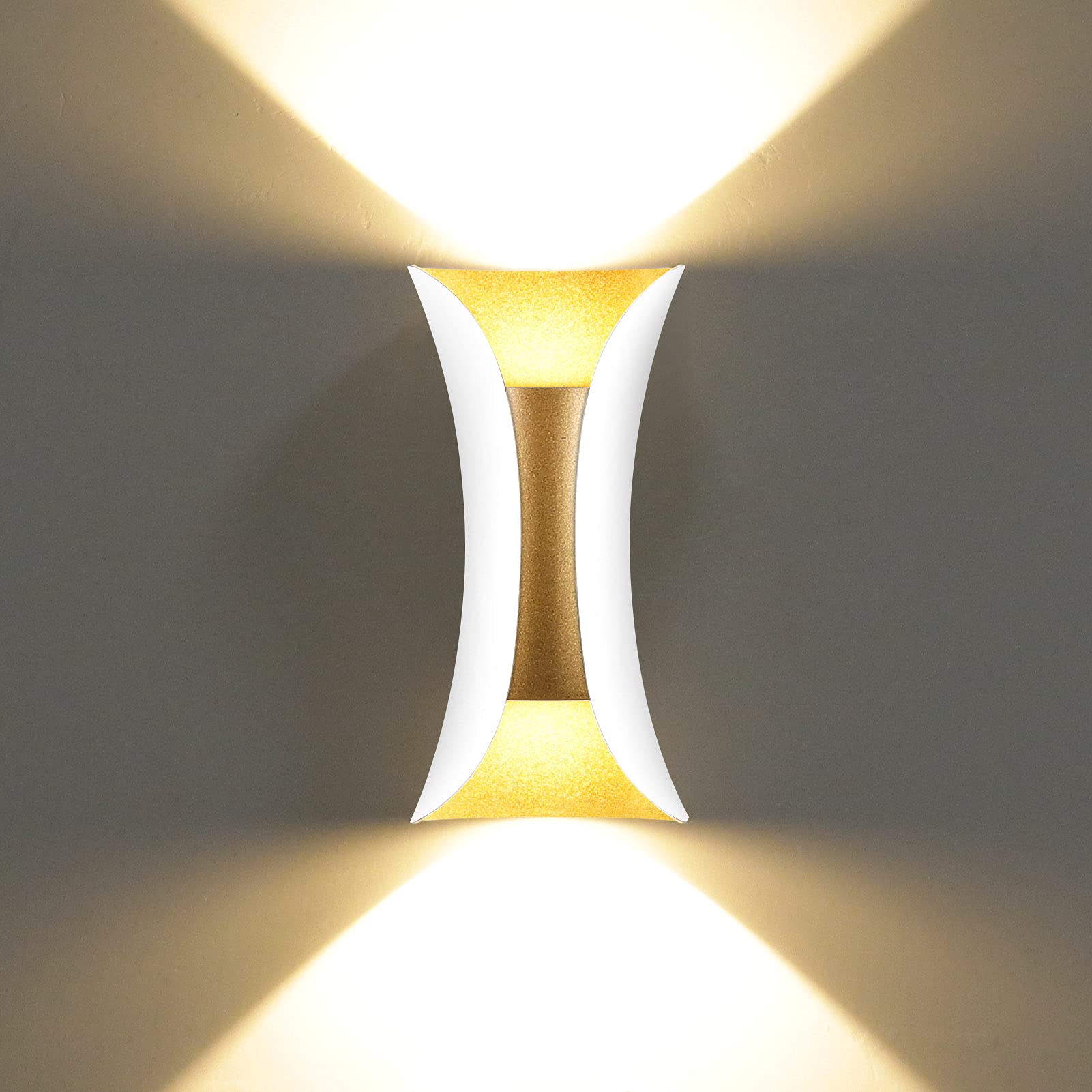 KAWELL 10W Creative Modern Wall Light LED Wall Wash Lights Waterproof IP65 Aluminum Wall Lamp LED Indoor Outdoor for Bedroom Living Room Bathroom Entrance Stairs Porch Corridor — image 1