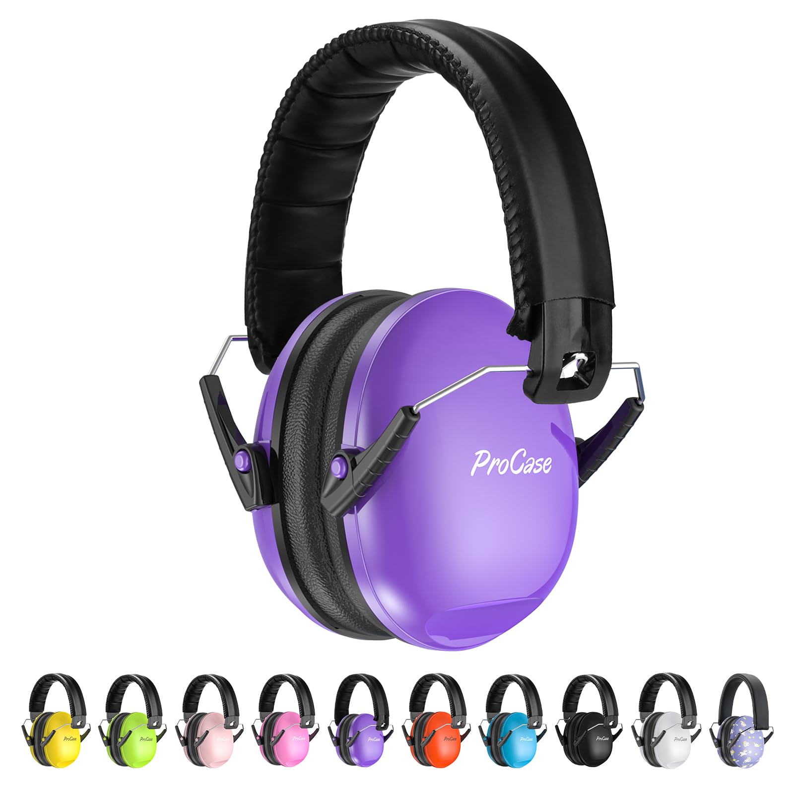 ProCase Ear Defenders Children, SNR 27dB Noise Cancelling Headphones for Kids Toddler, Kids Ear Defenders for Autism, Hearing Protection for Airplane Concert Fireworks -Purple — image 1